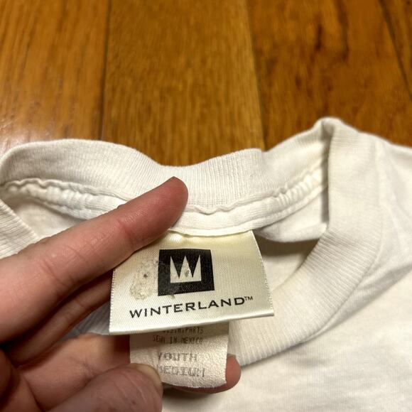 NSYNC Winterland Tag Tee Youth Size Medium Band Graphic Y2K Boy Band - Picture 4 of 5